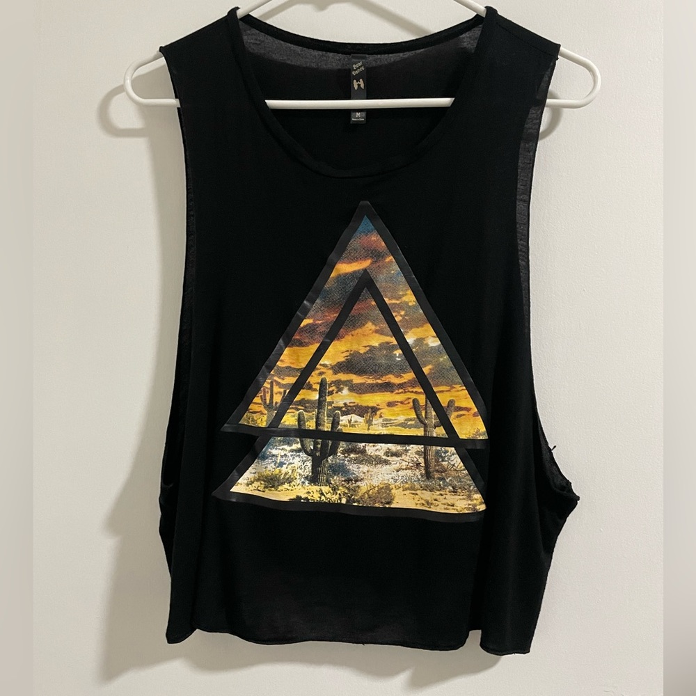 Cropped Muscle Tank